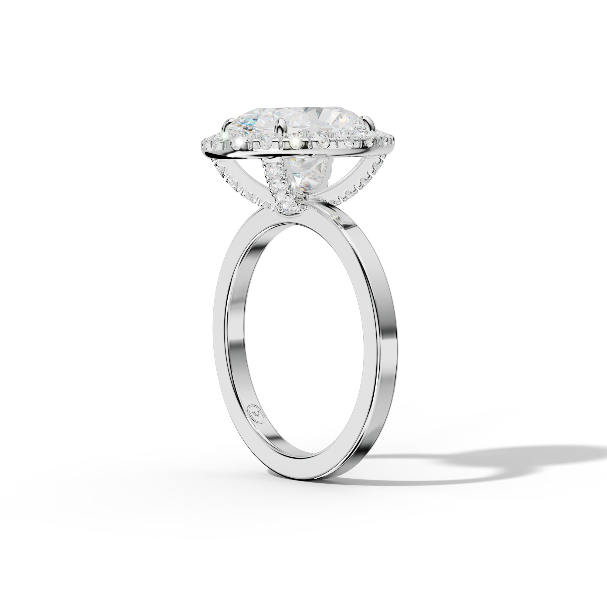 Lila Oval Diamond Engagement Ring